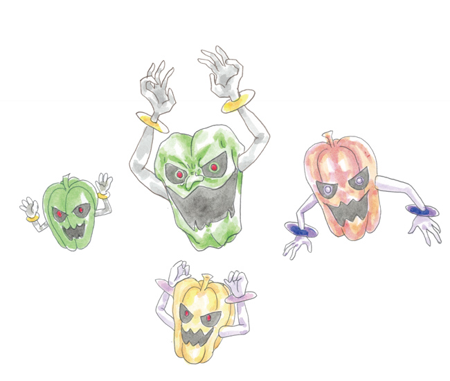 お化けピーマン お化けピーマン